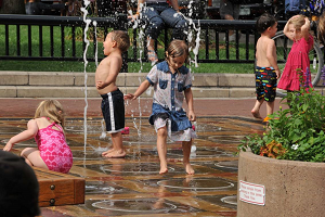 water jets for children to play sprayers 